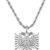Cord chain (rope) silver