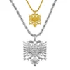 Länder Wappen Kette | Herren - Edelstahl